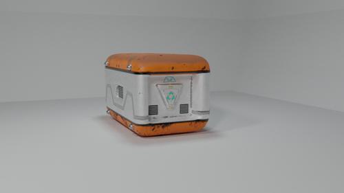 Sci Fi weapon/ammo crate preview image